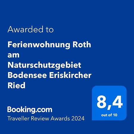 Ferienwohnung Roth Am Naturschutzgebiet Bodensee Eriskircher Ried Luaran gambar